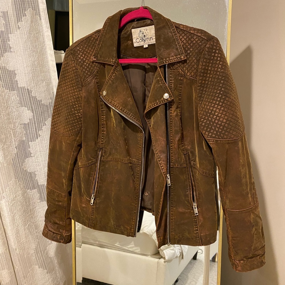 RUST Biker Jacket - ONE OF A KIND